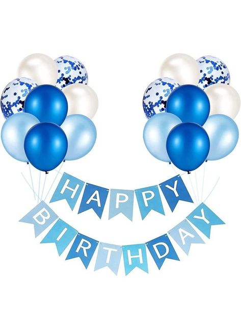 12th Birthday Party Ideas, 50th Birthday Banner, Happy Birthday Balloon Banner, Ballon Party, Happy Birthday Bunting, Birthday Bunting, Balloon Party, Elegant Birthday, Banners Buntings