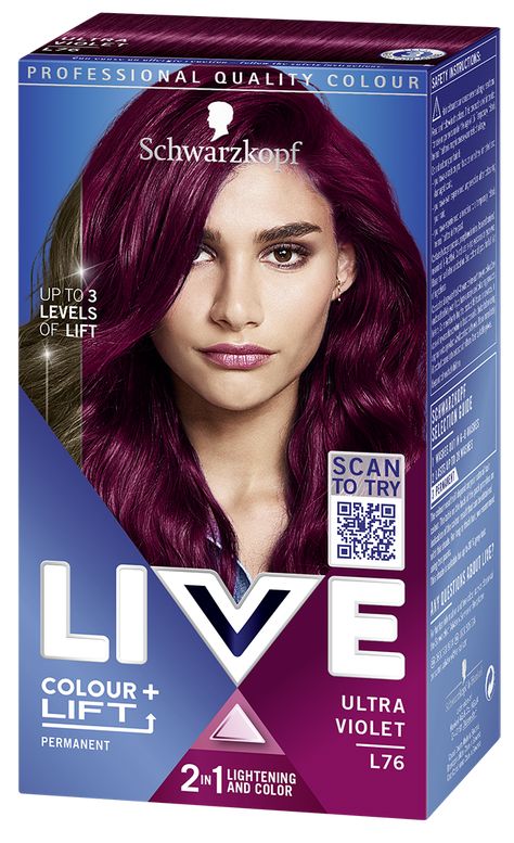 Ultra Violet Hair, Permanent Purple Hair Dye, Lived In Hair, Violet Hair Colors, Schwarzkopf Hair Color, Salon Hair Color, Dyed Hair Pastel, Dyed Hair Purple, Coco Austin