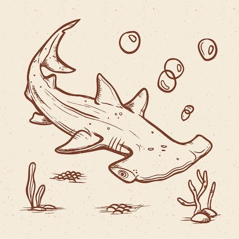 Cute Line Art Drawing, Whale Shark Drawing Sketches, Sharks Sketch, Shark Drawing Simple, How To Draw A Shark, Ocean Fish Drawing, Undersea Drawing, Shark Drawing Sketches, Cute Shark Art