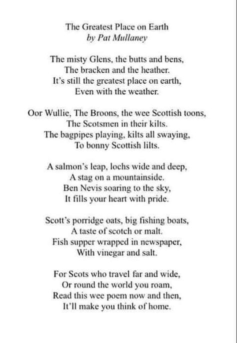 Gaelic Phrases, Scottish Poems, Scottish Sayings, Burns Day, Fish Supper, Scottish Quotes, Irish Sayings, Scottish Words, Beautiful Scotland