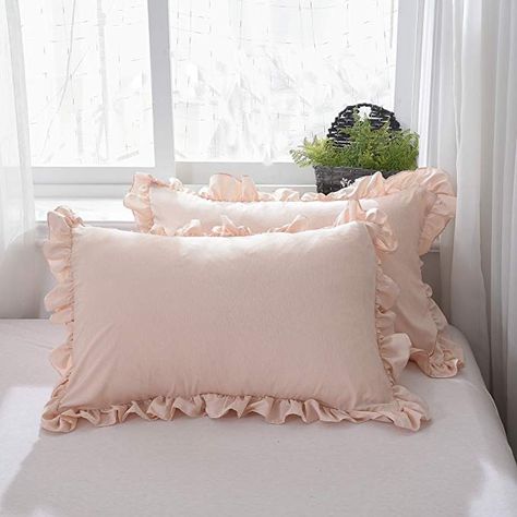 Frilly Pillow Case, Coquette Pillow, Shabby Chic Pillow Cases, Ruffle Pillow Case, Shabby Chic Pillow, Princess Pillow, Coquette Room, European Pillows, Shabby Chic Pillows