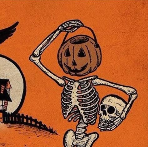 Halloween Art Drawing, Fall App Icons, Halloween Pfps, Drawing Art Supplies, Seasonal Color Palette, Home Screen Aesthetic, Pumpkin Skeleton, Screen Aesthetic, Aesthetic Brown