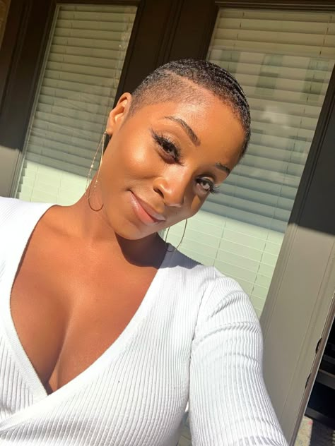 Waves For Women With Short Hair, Black Women Taper Fade Haircut, Shadow Fade Haircut Black Women, Short Haircuts For Women Black Woman 4c, Burgundy Fade Haircut Black Women, Low Fade Women Black, Shaved Hair Designs For Women Black, Fades For Black Woman, Black Women Fade Haircut Natural Hair