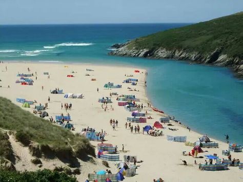 Crantock Beach, Cornwall Crantock Beach, Places In Cornwall, Devon Cornwall, Beach Cornwall, Beach Road Trip, Travel Europe Cheap, British Beaches, Cornish Beaches, Cornwall Coast