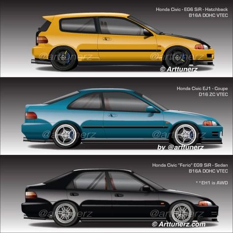 No Good Racing, Bmw E46 Sedan, Honda Civic Vtec, Civic Ef, Honda Vtec, Jdm Legends, Civic Car, Civic Eg, Acura Cars