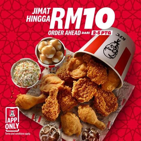 KFC Malaysia Up To RM10 OFF Promotion Kfc Malaysia, Kfc Bucket, Promotion