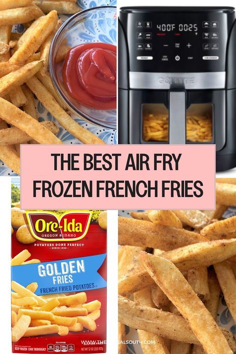 Discover the ultimate guide to making perfect French fries in the air fryer with our delicious recipes! From crispy air-fried fries to quick and easy air fryer frozen French fries, we've got you covered. Learn how to make your favorite snack healthier using an air fryer - it's a game changer! Whether you're looking for tips on how to air fry French fries or seeking new and creative air fryer recipes, we've curated the best ideas for you to try at home. Air Fryer Frozen Fries, Air Frying Frozen French Fries, Oven Air Fryer French Fries, Air Fried Frozen French Fries, Frozen French Fries In Air Fryer, Air Fryer Frozen French Fries Crispy, How Long To Air Fry Frozen French Fries, Reheating French Fries In Air Fryer, Air Fry French Fries