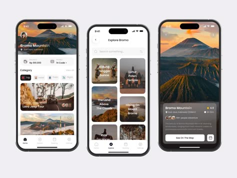 Calendar App Design, Travel App Ui Design, Travel Planner App, Travel App Design, Moodboard App, Social App Design, Desain Ux, App Design Ideas, Ui App Design