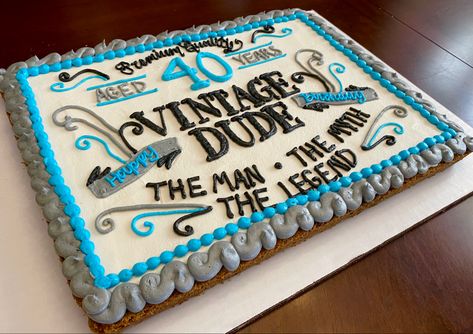 80th Birthday Sheet Cake Ideas For Men, Bass Fish Cake, 50th Birthday Cakes For Men, 60th Cake, 65 Birthday Cake, Over The Hill Cakes, 75 Birthday Cake, 65 Birthday, Slab Cake