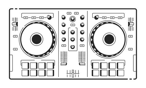 DJ Usb Controller - Download Free Vectors, Clipart Graphics & Vector Art Dj Board, Dj Tattoo, Dj Stand, Dj Art, Dj Logo, Dj Controller, Magic Land, Hip Hop Art, Typography Poster Design