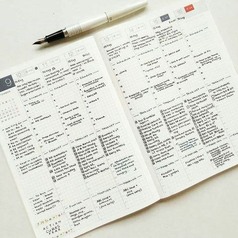 How To Use Hobonichi Cousin, Hobonichi Cousin Inspiration, Hobonichi Weekly Layout, Hobonichi Cousin Weekly Layout Ideas, Minimalist Hobonichi, Hobonichi Planner Cousin, Journal Set Up, Hobonichi Cousin Layout Ideas, Hobonichi Cousin Weekly Layout