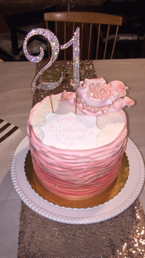 Beautiful cake for my daughters 21st Birthday!  #whitesbakery @whitesbakery Happy Birthday 21 Cake, 21 First Birthday Cake, Cake Ideas For 21st Birthday Girl, Small 21st Birthday Cake, Cake Designs 21st Birthday, Birthday Cake For 21 Year Old Girl, Happy Birthday 21 Girl, Cake For 21st Birthday Girl, 21 Year Old Birthday Cake