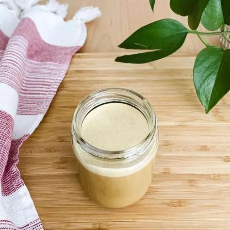 This vegan and oil-free nutritional yeast salad dressing is inspired by the ingredients and flavors used in the glory bowl dressing, which is extremely popular and has a unique and irresistible flavor. The salad dressing with nutritional yeast has all the same ingredients as the glory bowl dressing, except no oil and the addition of coconut aminos, which provides a bit of a sweeter dressing with varying quantities of the other ingredients. Glory Bowl Dressing, Bowl Dressing, Glory Bowl, Low Fodmap Fruits, Cinnamon Drink, Sweet Dressing, Vegan Buddha Bowl, Creamy Salad Dressing, Small Intestine Bacterial Overgrowth