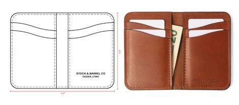 Free Vertical Wallet Pattern Diy Leather Wallet Pattern, Simple Leather Wallet, Bifold Wallet Pattern, Wallet Pattern Free, Leather Patterns Templates, Handmade Leather Bag Pattern, Simple Leather Bag, Long Wallet Pattern, Diy Leather Wallet