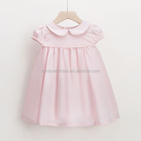 Toddler Baby Girl's Sweet Peter Pan Collar Cotton Frock Kid Birthday Party Festival Summer Dress - Buy Little Girls Cotton Summer Dresses,Dress For Baby Girls,European Kids Clothes Product on Alibaba.com Kids Cotton Frocks Design, Baby Cotton Frocks Designs, Baby Frocks Designs Cotton, Frock Ideas, Cotton Summer Dresses, Smocked Baby Girl Dresses, Cotton Frocks For Kids, Cotton Frock, Frocks For Babies