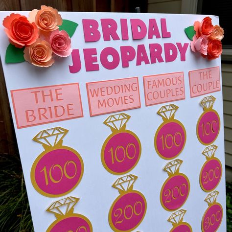 visit my Etsy shop Wedding Jeopardy, Bridal Jeopardy Game, Bridal Jeopardy, Shower Games Bridal, Bridal Shower Decoration, Game Wedding, Fun Bridal Shower Games, Bridal Shower Inspo, Bridal Shower Planning