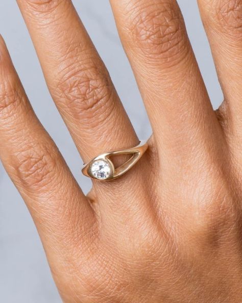 Sustainably-Made, Ethical Engagement Rings | Bario Neal Bario Neal, Sapphire Halo Ring, Black Diamond Bands, Champagne Diamond Rings, Princess Diamond Ring, Ethical Engagement Ring, Raw Diamond Rings, Wedding Rings Unique, Raw Diamond