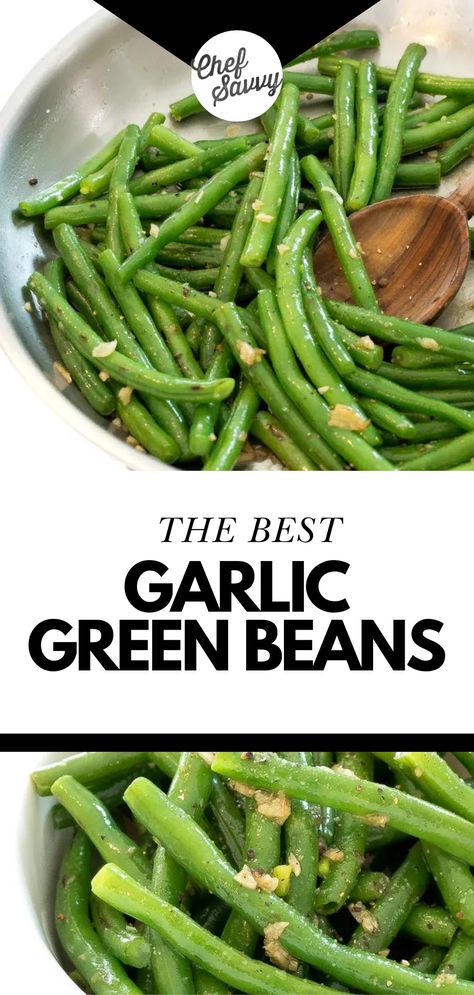 Green Beans And Garlic Recipe, Garlic Beans Recipe, Whole Green Beans Sauteed, Easy Garlic Green Beans, Crispy Garlic Green Beans, Garlic Green Beans Recipe, Low Sodium Green Beans, Sting Beans Recipes, Saute Green Beans With Garlic