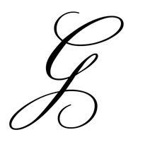 Cursive G Tattoo, G Initial Tattoo, G Tattoo Letter Design, G Letter Tattoo, G Cursive, Letter G Tattoo, G Initial, Tattoo Script Fonts, G Tattoo