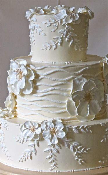 Wedding Cakes by Jim Smeal Wedding Cake Hydrangea, Ivory Wedding Cake, Hydrangeas Wedding, Amazing Wedding Cakes, White Wedding Cakes, Elegant Wedding Cakes, Special Occasion Cakes, Wedding Cake Inspiration, Beautiful Wedding Cakes