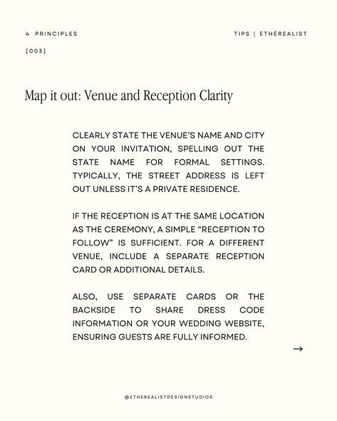 Where do you begin when crafting your wedding invitations? ✉️ With so many principles of wedding stationery etiquette to consider, the process can feel overwhelming. But don’t worry — I’m here to clarify four essential aspects to get you started • 1. Mastering the Host Line - Who’s Inviting You? Begin your invitation with a clear host line. Traditionally, the bride’s parents are listed first, but you can also include both sets of parents or the couple if they’re hosting. This sets the tone ... Action Lines, Full Names, Reception Details, Wedding Etiquette, Reception Card, The Host, Design Studios, Wedding Planning Tips, Event Styling