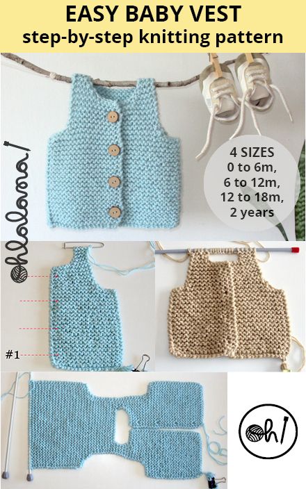 Baby Boy Knitting Patterns Free Sweater Vests, Easy Knit Vest Pattern Free, Baby Vest Knitting Pattern Free, Easy Baby Knitting Patterns Free, Newborn Knitting Patterns Free, Free Baby Knitting Patterns Newborns, Knit Baby Vest, Knitted Baby Vest, Crochet Baby Vest