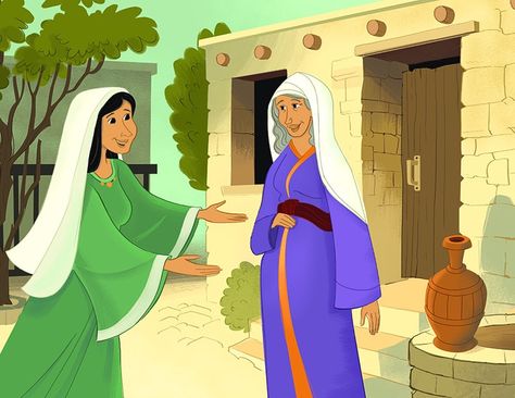 This short video provides a brief overview of the highlights of Mary's Story found in Luke 1:26-56. Mary was the Mother of Jesus. Mary And Elizabeth, Childrens Bible Activities, Jesus Was Born, Bible Stories For Kids, School Zone, Bible Illustrations, Sunday School Activities, Bible Characters, Childrens Bible