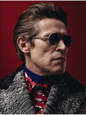 William Defoe in Prada Photography Sunglasses, Prada Menswear, Portrait Male, Parallel Art, Garrett Hedlund, Jamie Bell, David Sims, Willem Dafoe, Prada Fashion