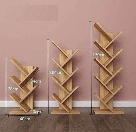 Free Woodworking Project Plans, Seni Dan Kraf, Bookshelf Design, Woodworking Plans Diy, Bookshelves Diy, Decorating Shelves, Woodworking Videos, Woodworking Projects Plans, Wood Working For Beginners