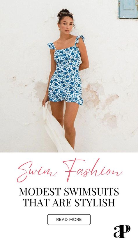 Hey Fashionista! Looking for modest swimming suits that are both stylish and functional? Look no further than my latest modest swimming suit blog post! It features a curated selection of the best modest swim suits for women. From chic fashion summer one-pieces to a trendy tankini with shorts, I’ve got you covered. Don't settle for boring swimwear designs! Click the link to read more today! Modest Swimwear Shorts, Modest Swimming Suits, Chic Fashion Summer, Modest Swimsuits For Women, Cute Modest Swimwear, Trendy Tankini, Modest Bathing Suit, Bathing Suit Outfits, Modest Tankini