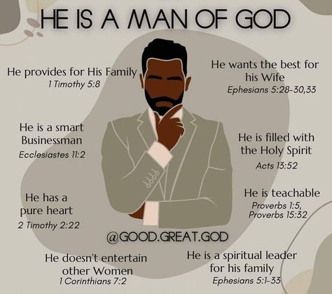 A Man Of God, Biblical Femininity, Godly Relationship Quotes, Prayers For My Husband, Man Of God, Biblical Marriage, Christian Affirmations, Christian Relationships, God Christian