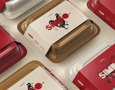 Food Sleeve Packaging Design, Bento Box Packaging, Chinese Food Design, Fast Food Packaging Design, Sticker Packaging Ideas, Takeout Packaging, Salad Packaging, Bake Sale Packaging, Takeaway Packaging