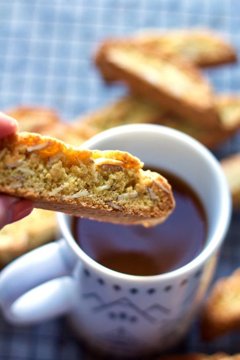 Filled with the warm flavors of cardamom spice and orange zest, these biscotti go perfectly with a hot cup of coffee or black tea. #healthybaking #cookies Healthy Recipes Simple, Cardamom Spice, Cardamom Recipe, Christmas Dessert Recipes, Healthy Toast, Hot Cup Of Coffee, Biscotti Cookies, Biscotti Recipe, Italian Cookies