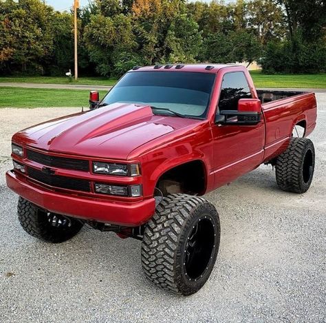 89 Chevy Truck, Single Cab Trucks Lifted, Obs Chevy Lifted, Lamborghini Vision Gt, Lifted Silverado, Obs Chevy, Chevy Vehicles, Single Cab Trucks, Trucks Chevy