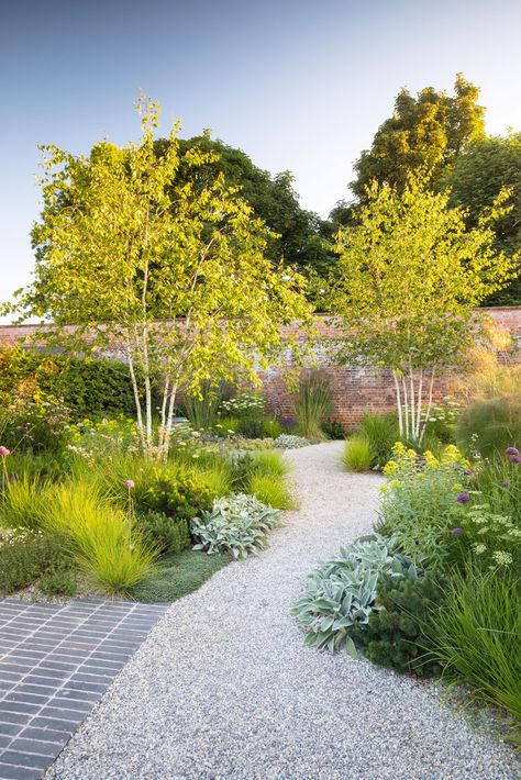 Show Gardens Ideas, Plants In Gravel, Gravel Planting, Gravel Garden Ideas, Naturalistic Planting, Garden Lighting Ideas, English Landscape Garden, Naturalistic Garden, Garden Site