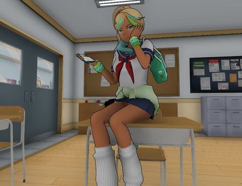 Yandere Simulator Hoshiko Mizudori, Yendere Simulator, Black Cosplayers, Fictional Women, Random People, Yandere Simulator, Video Games, Pure Products, Anime