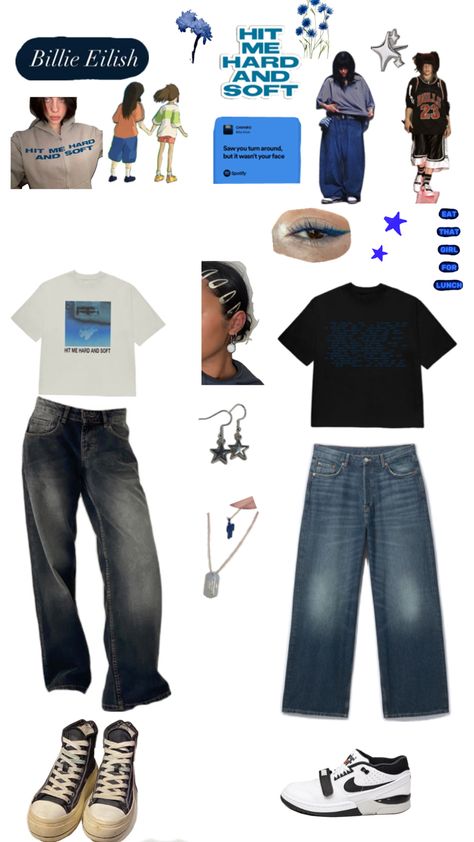 #billieeilish #hitmehardandsoft #concertfit Billie Eilish Concert Outfit, Concert Oufit, Billie Eilish Outfits, Concert Fit, Taylor Swift Tour Outfits, Swift Tour, Concert Fits, Quick Outfits, Fitness Inspo