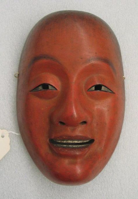 Noh Theatre Shoujou Mask, late 19th century. Umayyad Mosque, Noh Theatre, Noh Mask, Brooklyn Museum, The Guard, Carving Patterns, Wood Carving Patterns, Masks Art, Medieval Art