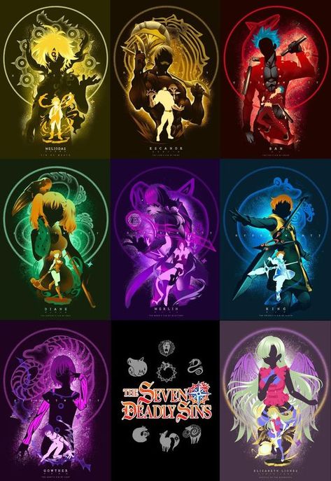 Seven Deadly Sins Symbols, Seven Deadly Sins Tattoo, Escanor Seven Deadly Sins, 7 Sins, App Anime, Miraculous Ladybug Oc, The Seven Deadly Sins, Cocoppa Wallpaper, Seven Deadly Sins Anime