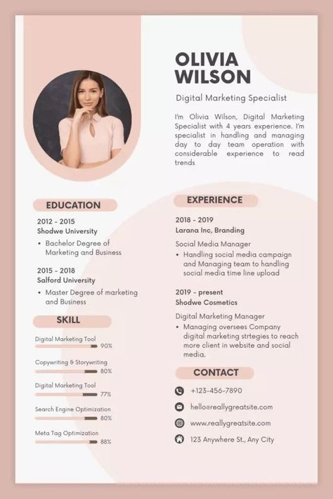 White Modern Digital Marketing Specialist Resume - MasterBundles Collage. Social Media Marketing Resume, Digital Marketing Cv, Writer Resume, Cv Templates Free Download, Free Cv Template Word, Best Cv Template, Cv Design Professional, Covering Letter, Canva Resume