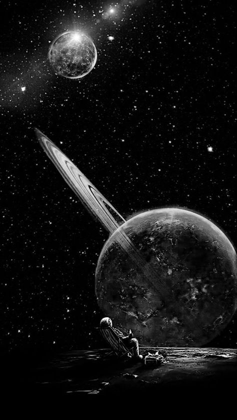 Galaxy Black And White, Iphone Wallpaper Moon, Uicideboy Wallpaper, Planet Pictures, خريطة ذهنية, Dark Black Wallpaper, Space Drawings, Astronaut Wallpaper, Space Phone Wallpaper