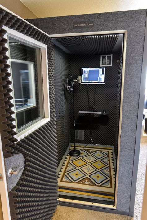 Gallery — VocalBooth.com Studio Music Room, Vocal Booth, Music Room Design, Home Recording Studio Setup, Recording Studio Setup, Home Studio Ideas, Home Music Rooms, Music Recording Studio, Audio Studio