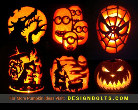 5 Free Trendy Scary Halloween Pumpkin Carving Stencils, Patterns, Printable Templates & Ideas 2018 Pumpkin Carving Ideas Medium Difficulty, Pumpkin Carving Ideas Wednesday Adams, Advanced Pumpkin Carving Templates, Challenging Pumpkin Carving Ideas, Evil Pumpkin Carving, Trendy Pumpkin Carving, Hard Pumpkin Carving Ideas, Venom Pumpkin, Scary Pumpkin Carving Patterns