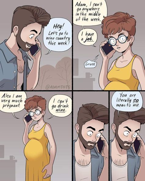 Bored Panda Comics, Adam Ellis, Creepy Comics, Wow Video, Memes Humor, Cute Cats And Dogs, Funny Pins, Drawing People, Inspirational Story