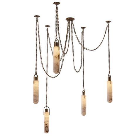 Kalco 1 - Light LED Cluster Pendant - Wayfair Canada Kalco Lighting, Multi Light Pendant, Lighting Options, Brass Lighting, Pendant Chandelier, Brass Pendant, Brass Material, Light Led, Drop Pendant