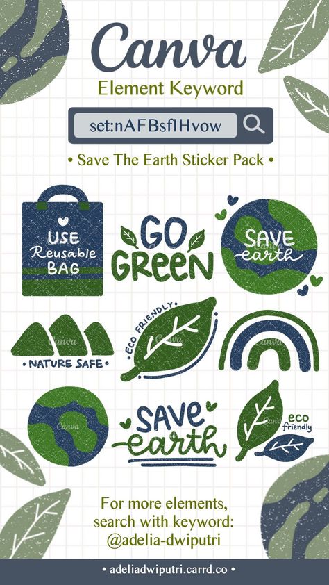 Save Earth Stickers | Canva Elements shadowel Earth Stickers, Canva Free Elements, Keyword Elements Canva, Graphic Shapes Design, Desain Buklet, Canvas Learning, Marketing Business Card, Canva Element, Learning Graphic Design