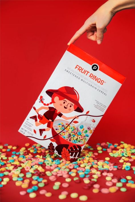 Cereal Package Design, Cereal Photoshoot Photo Ideas, Cereal Product Photography, Cereal Photoshoot, Cereal Photography, Cereal Packaging Design, Cereals Photography, Cereals Packaging Design, Tad Carpenter