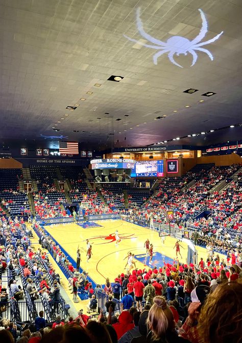 Richmond University, University Of Richmond Aesthetic, University Of Richmond, College Vision Board, College Aesthetic, College Campus, Basketball Games, Dream Life, University