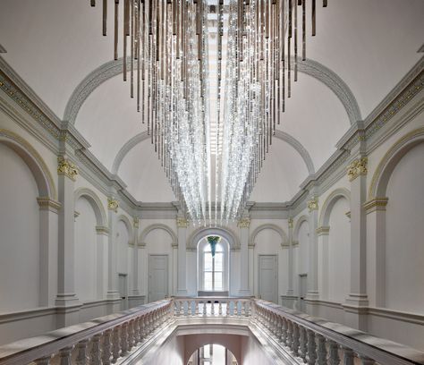 Renwick Gallery Reopening After Two Year Reno on Friday | PoPville Leo Villareal, Renwick Gallery, Gallery Aesthetic, Landmark Buildings, Air And Space Museum, Light Sculpture, Smithsonian Institution, National Portrait Gallery, Grand Staircase