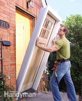 How to Replace an Exterior Door Replace Exterior Door, Installing Exterior Door, Mud Rooms, Prehung Doors, Home Fix, Door Repair, Replace Door, Diy Home Repair, Door Installation